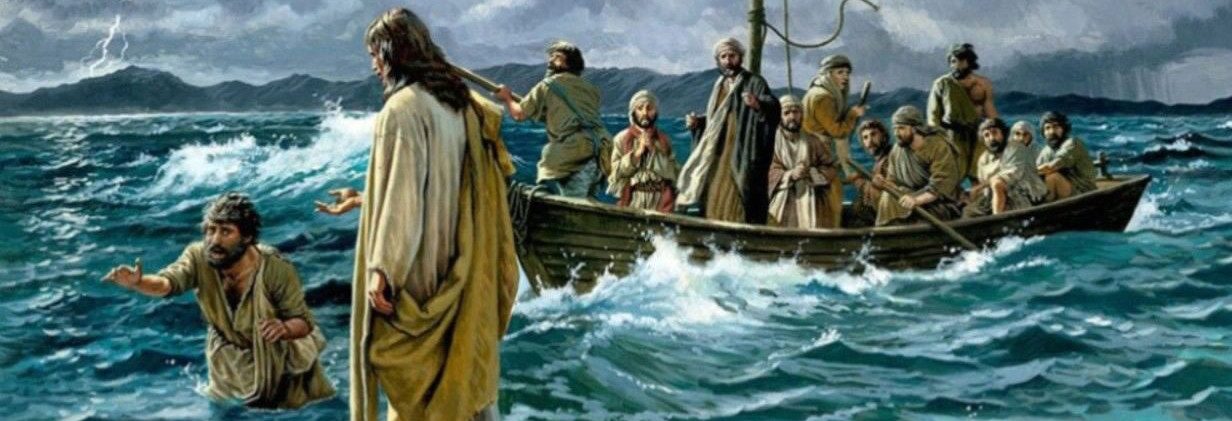 Jésus marche sur les eaux