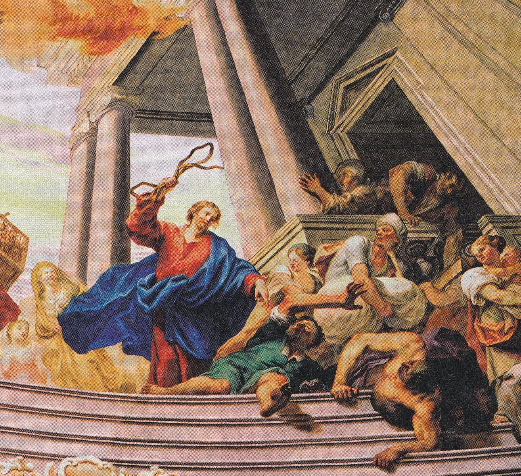 Jésus chasse les marchands du temple